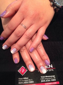 Shellac Mani purple by Jasmeen