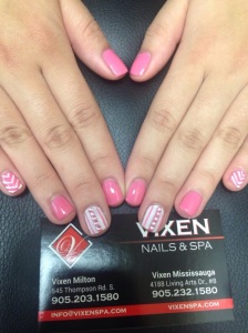 shellac with nail art by jasmeen