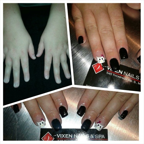 Gel Nails before & After by AShley