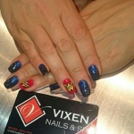 Wonder Women Nails by Ashley